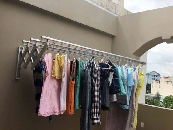 Giàn Phơi Thông Minh Xếp Ngang