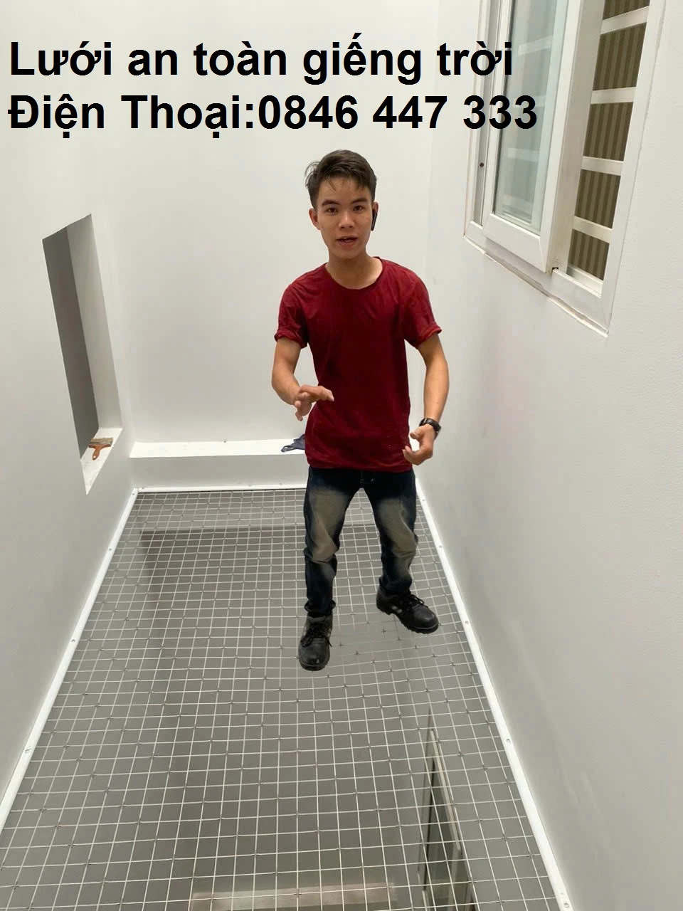 Lưới an toàn giếng trời