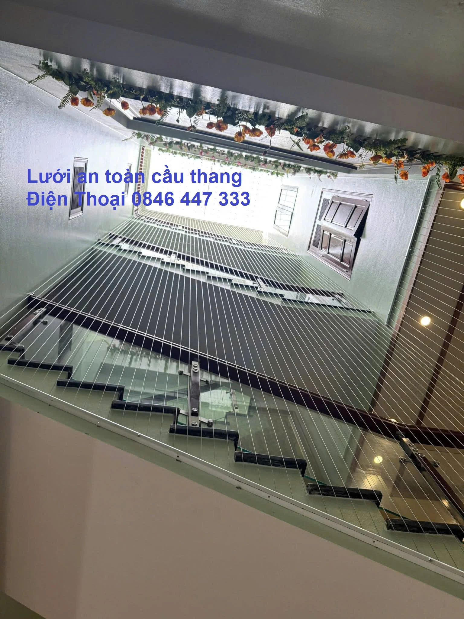 Lưới an toàn Cầu Thang khu văn phòng