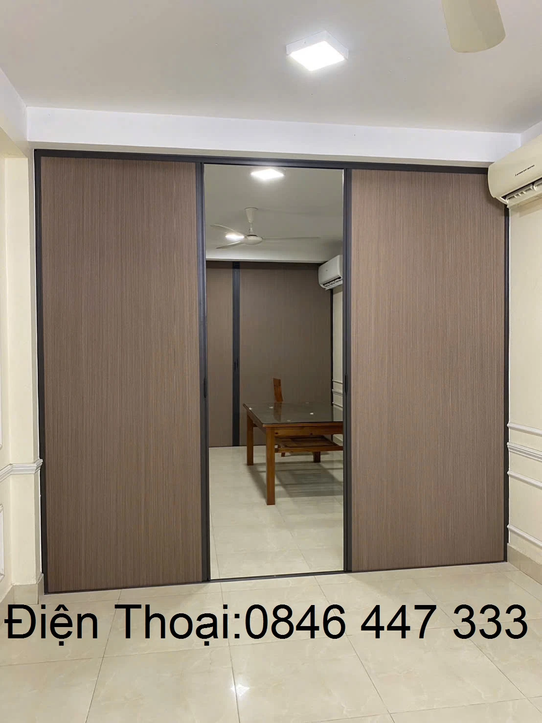 Vách ngăn điều hòa phòng khách đẹp nhất